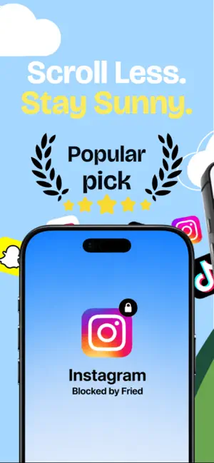 Fried: Screen Time Control screenshot 1