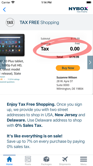 NYBox iPhone screenshot 8 - Shopping app