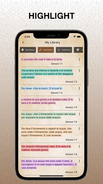 Italian Catholic Bible CEI Pro Screenshot