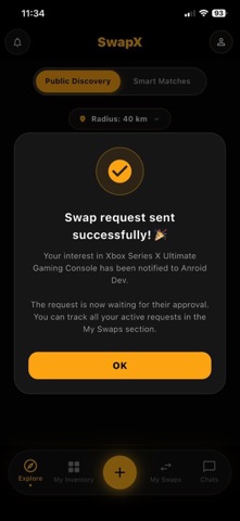 SwapX JO screenshot