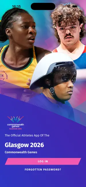 Glasgow 2026 Athlete Hub iPhone screenshot 1