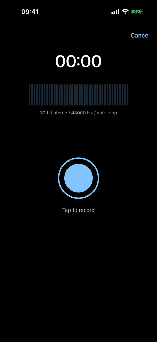 Screenshot #2 pour White Noise Recorder