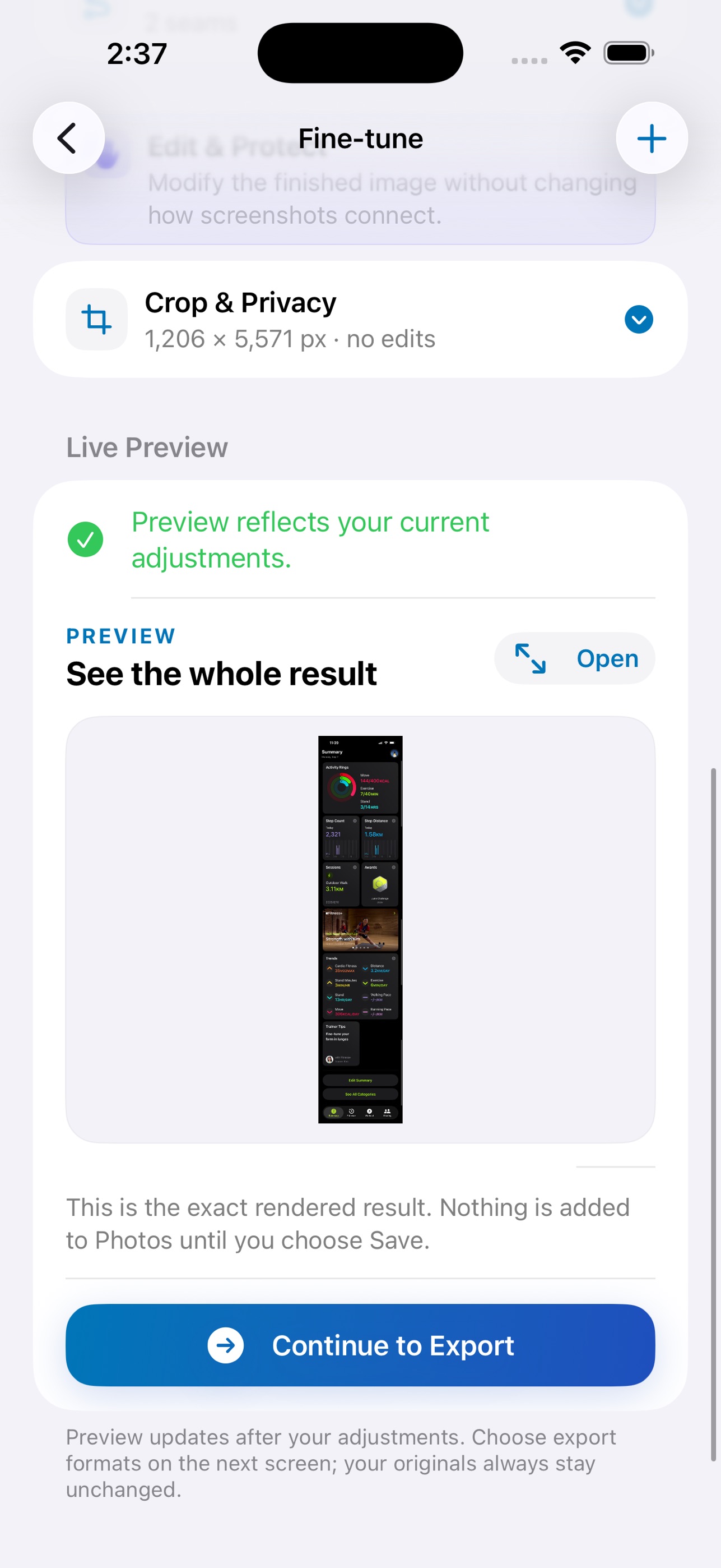 Screenshot 7 of Smart Screenshot Stitcher