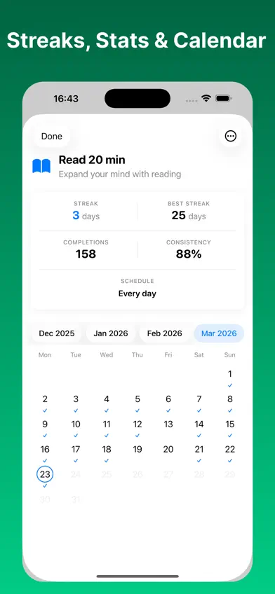 Habits: Stay Consistent screenshot 4