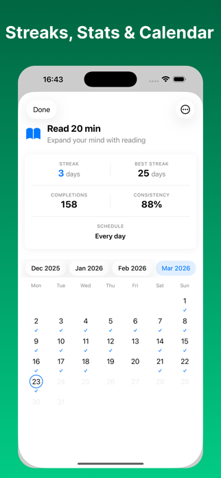 Habits: Stay Consistent Screenshot 4 of 7