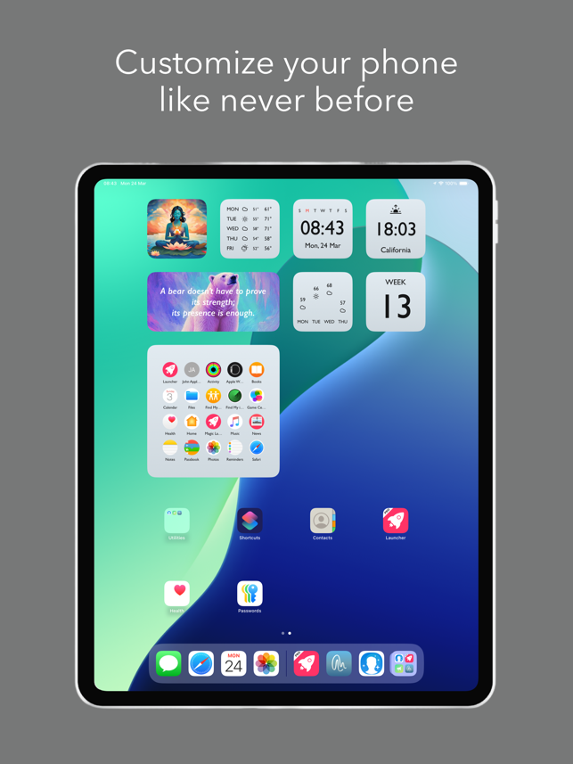 ‎Magic Launcher Pro Widgets Screenshot