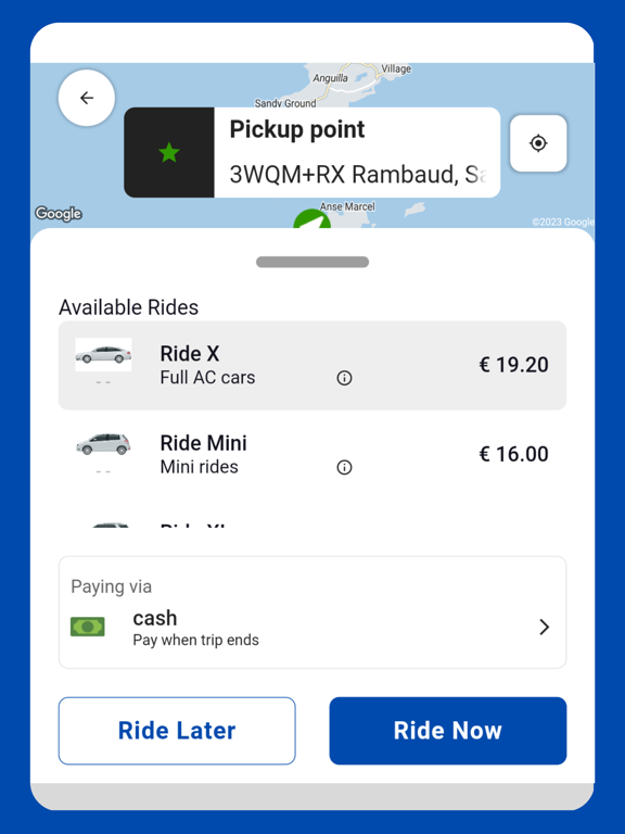 Ridestarr iPad screenshot 2 - Travel app