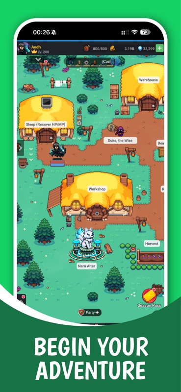 Mana Storia - Pixel MMORPG screenshot 1