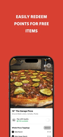 Garage Pizza - Order Now iPhone screenshot
