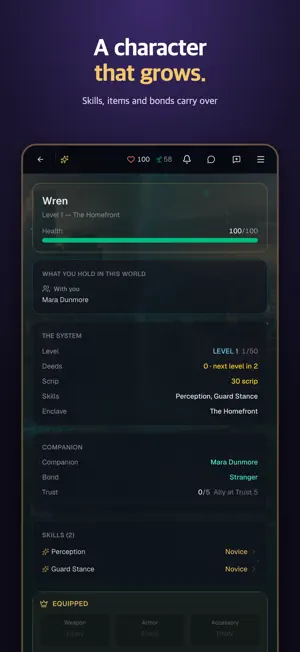 Mythora: AI Text RPG Adventure screenshot 3