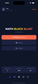 Math Block Blast screenshot