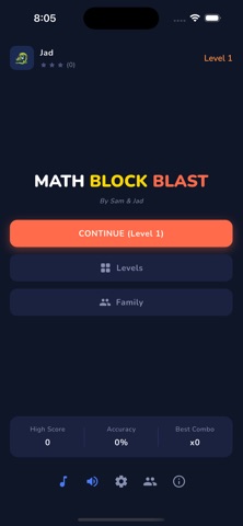 Math Block Blast screenshot