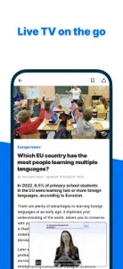 Euronews: Daily news & live TV screenshot #3 for iPhone