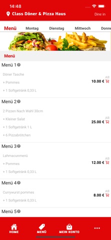 Class Döner & Pizza Haus iPhone screenshot