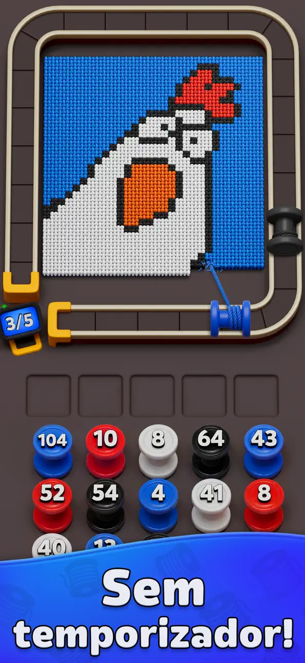 Yarn Loop: Knit Puzzle iOS Mod IPA screenshot 1 - iOS game interface