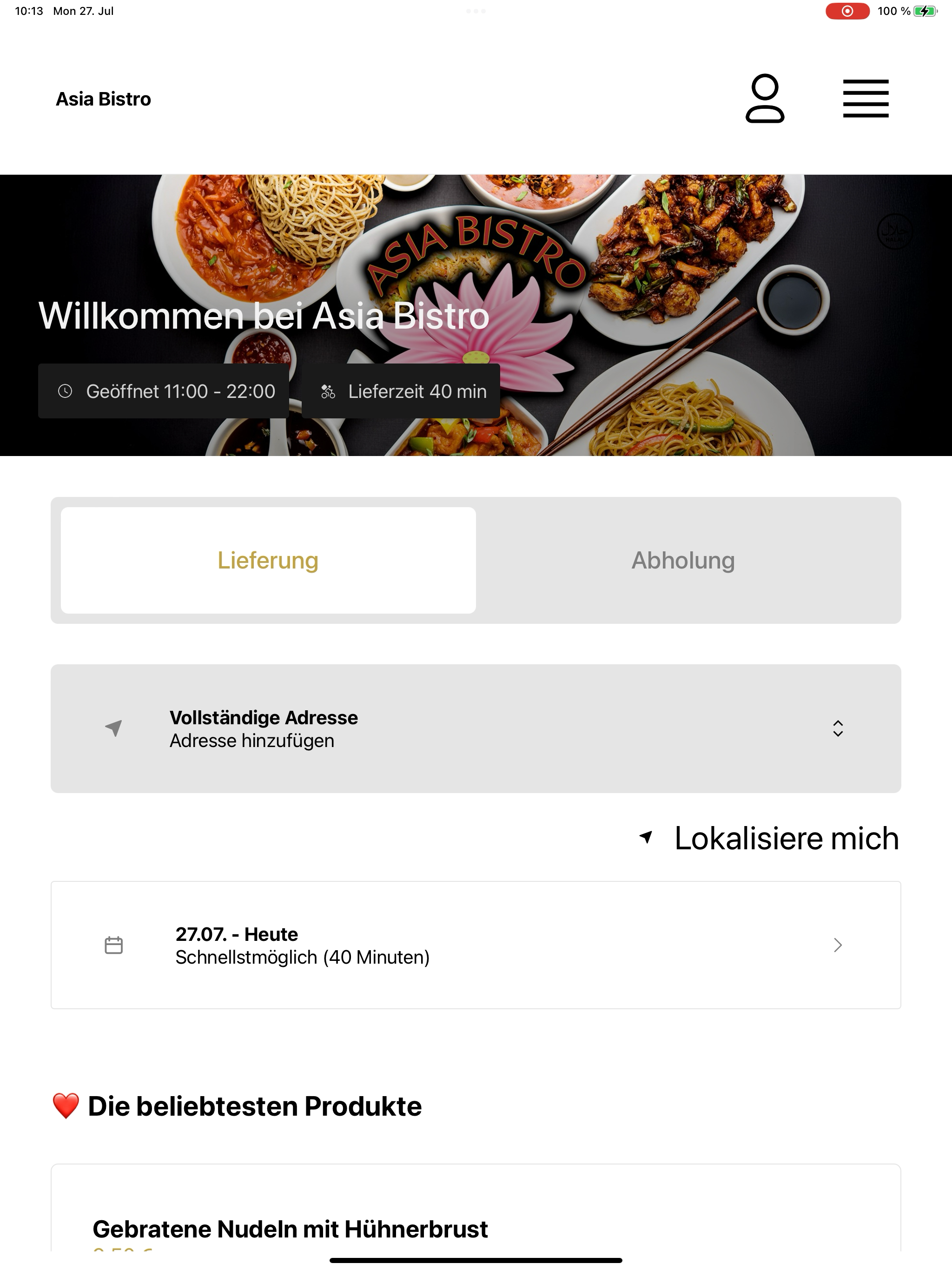 Asia Bistro DE screenshot 5