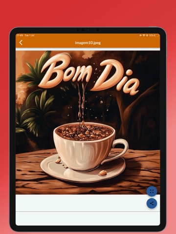 Bom dia boa tarde boa noite iPad screenshot