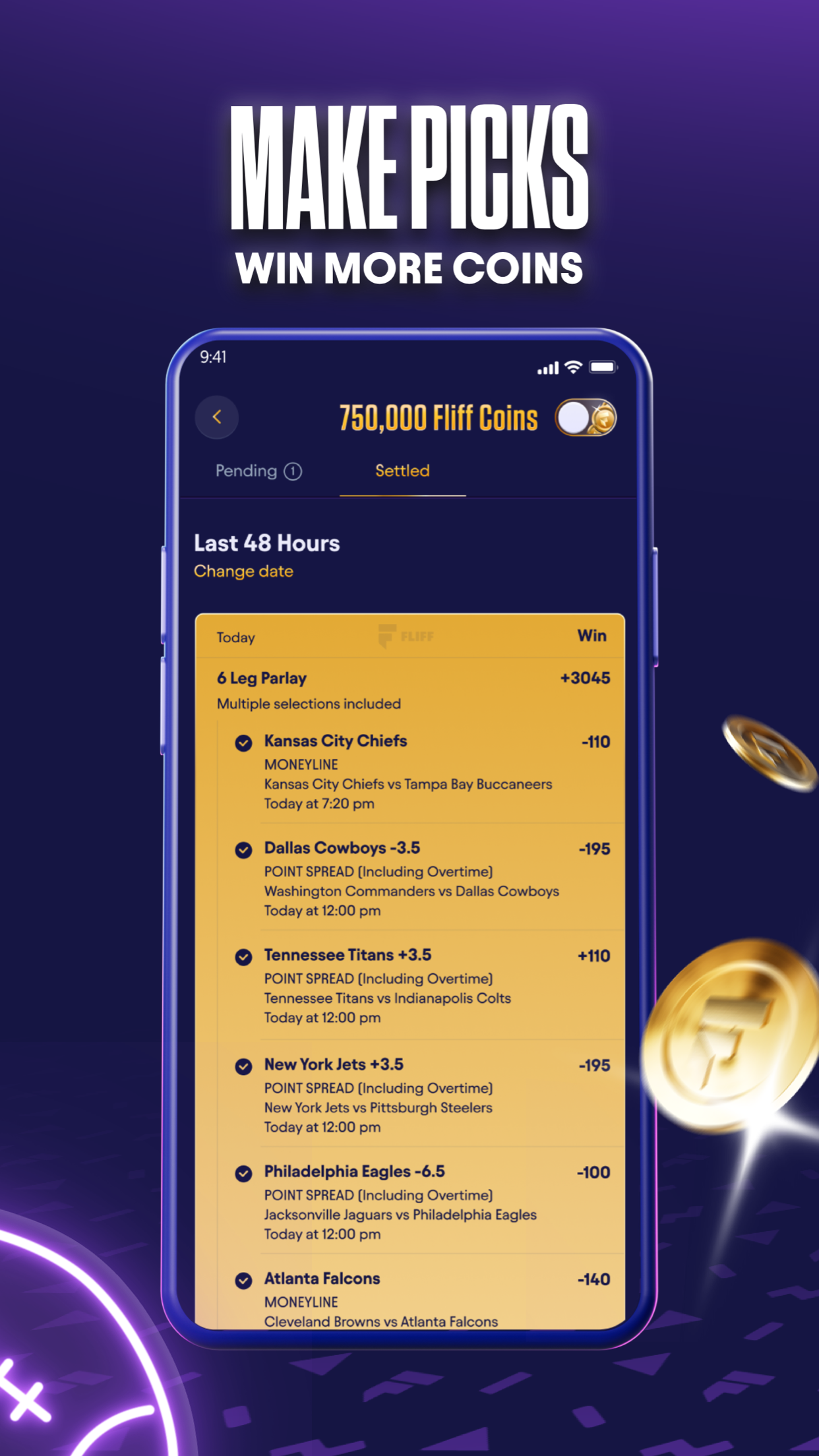 Fliff - Social Sports Picks screenshot 2