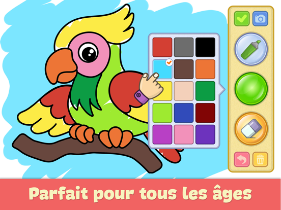 Screenshot #4 pour Jeux de coloriage pour bébé 2＋