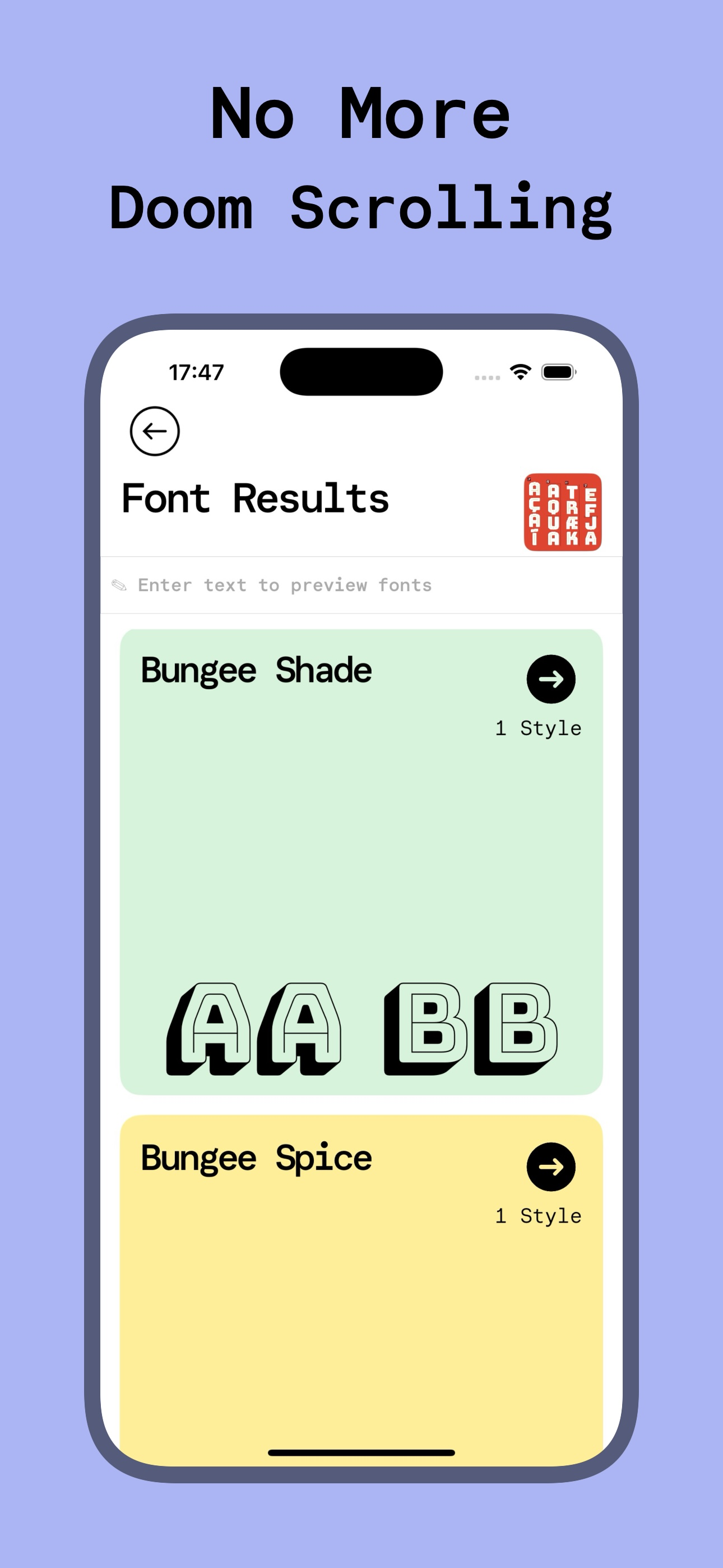Font Finder: Fontastic screenshot 2