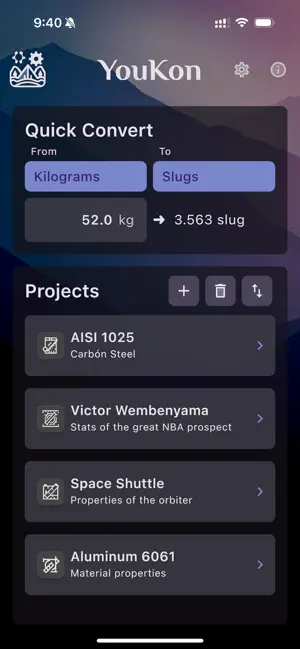 YouKon Engineer Unit Converter screenshot 3