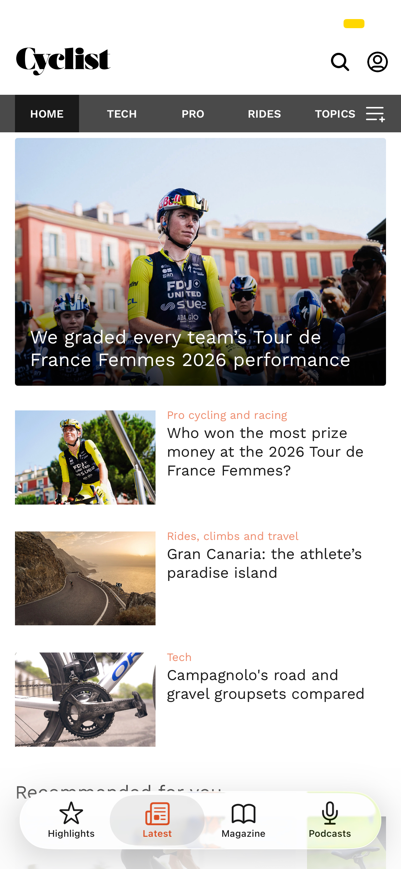 Cyclist screenshot 2
