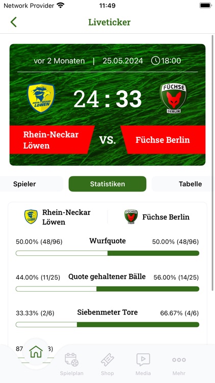 Füchse Berlin Vereins App