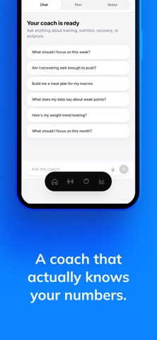 Stacked AI Fitness Coach iPhone screenshot