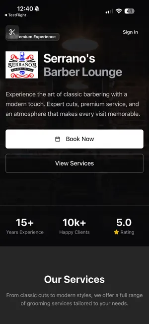 Serrano's Barber Lounge screenshot 4