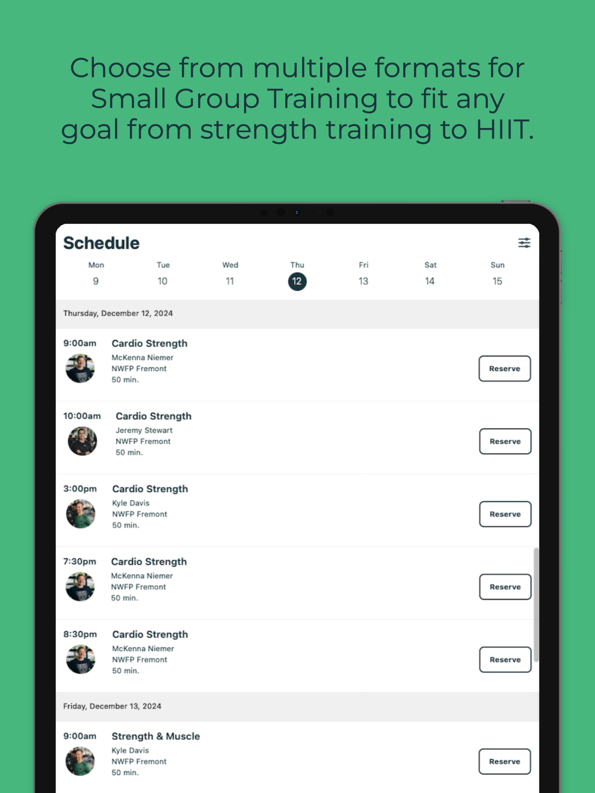 NW Fitness Project