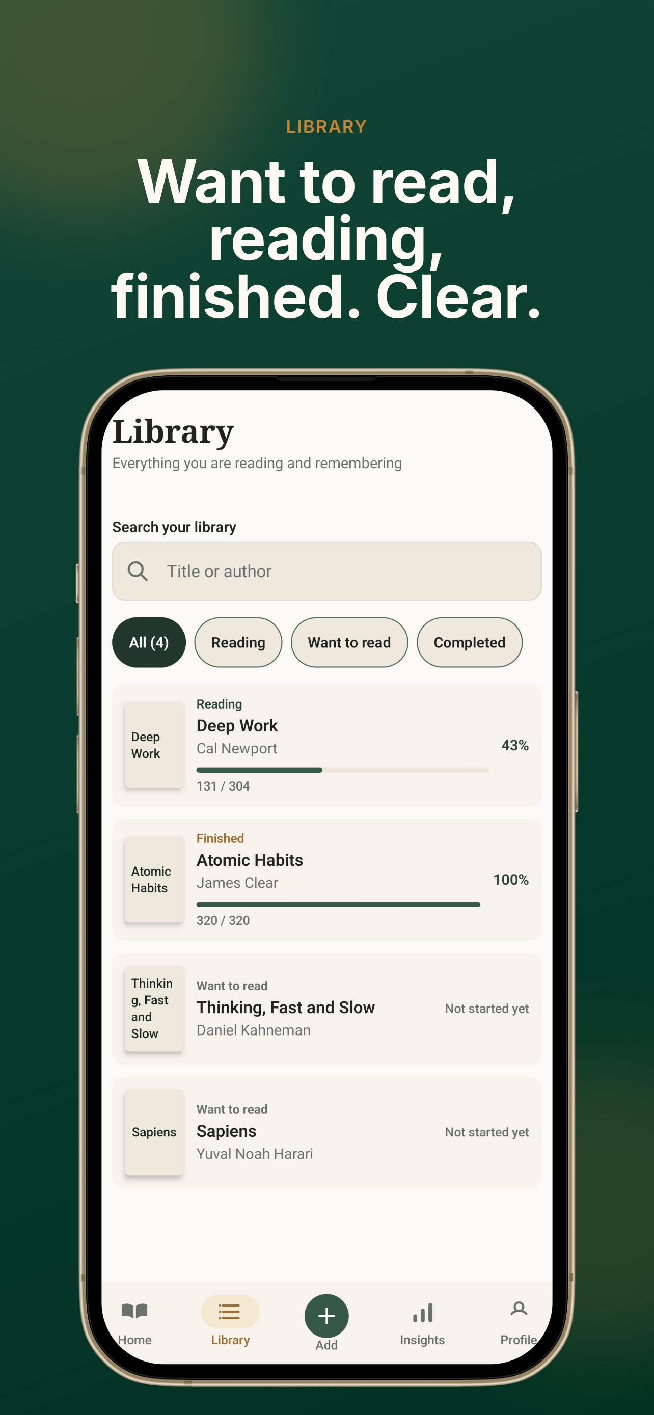 Screenshot 1 of Book Memory: Reading Journal