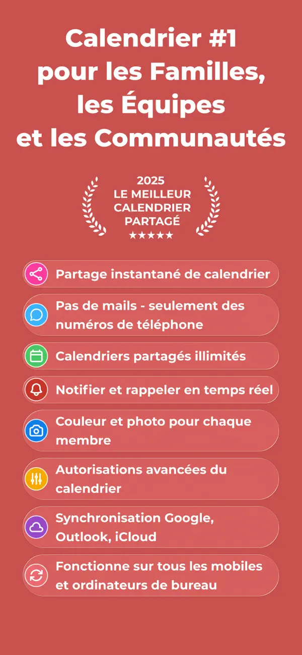 Screenshot #1 pour GroupCal - Calendrier Partagé