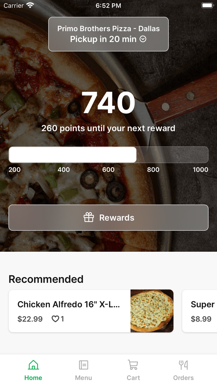 Primo Brothers Pizza - Online