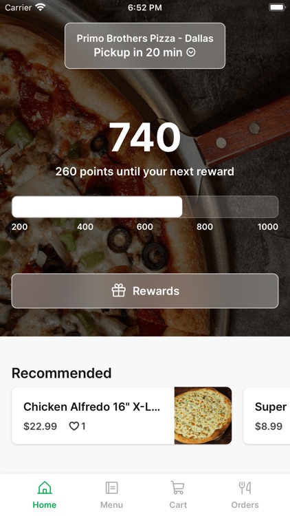 Primo Brothers Pizza - Online