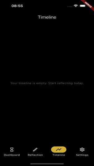Captura de pantalla de Memento Mori: Stoic Journal en iPhone 3