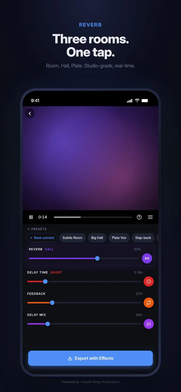 Screenshot #2 pour Coyote Tone FX