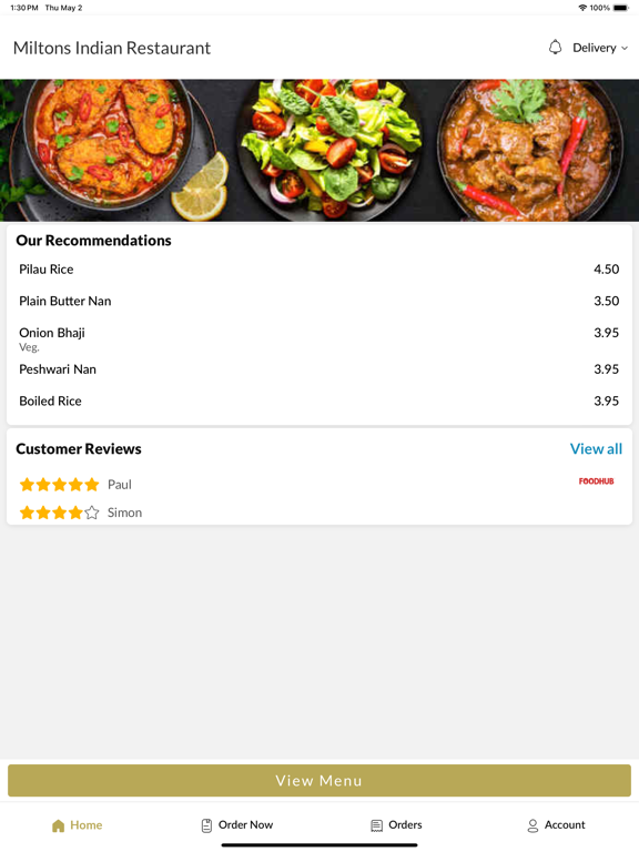 Screenshot #5 pour Miltons Indian Restaurant