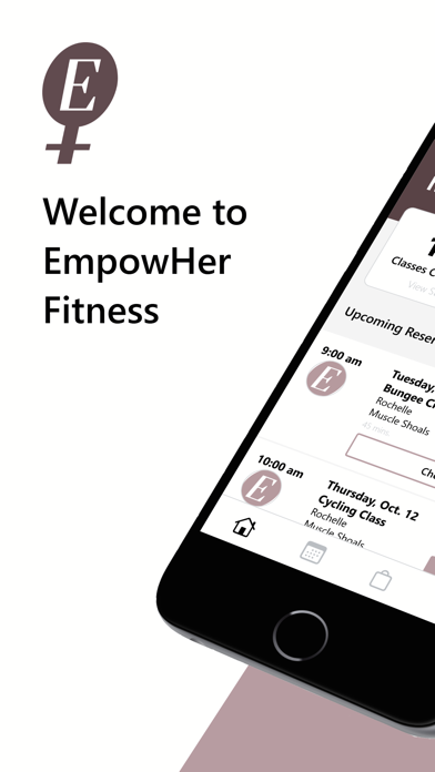 EmpowHer Fitness iPhone screenshot 1 - Health & Fitness app