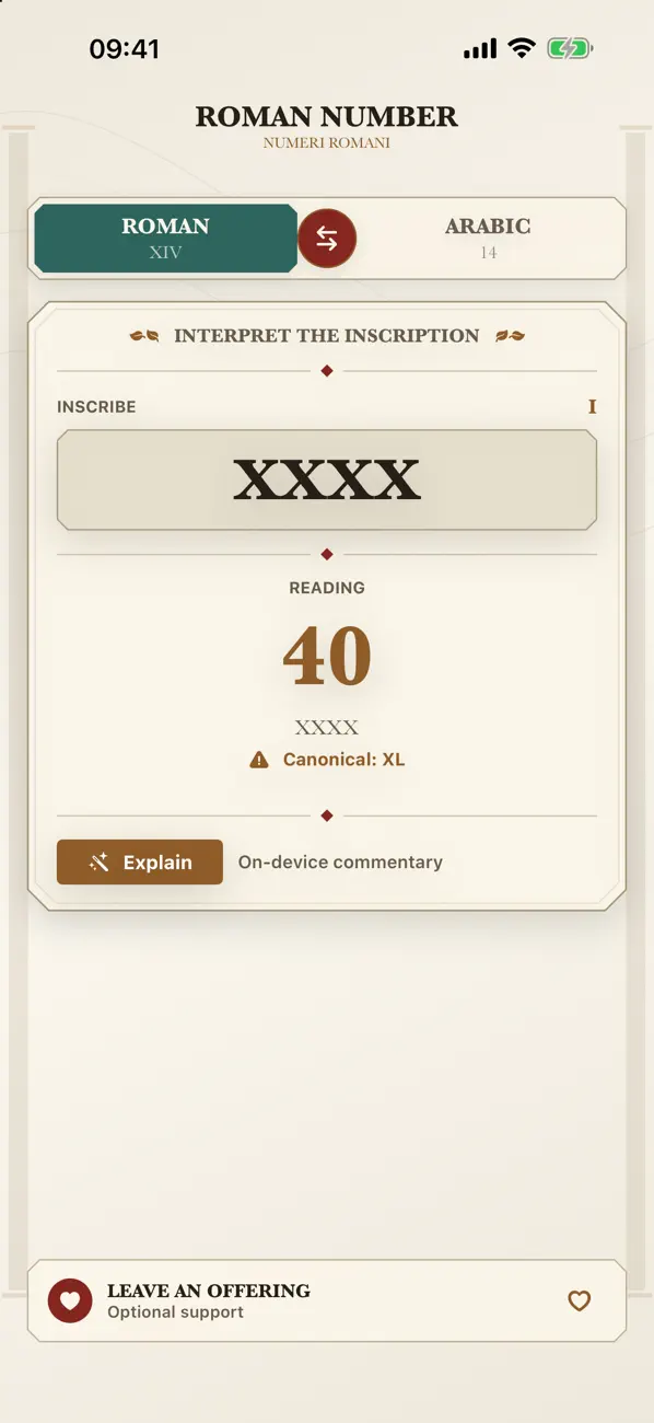 Screenshot #3 pour Roman Number Converter