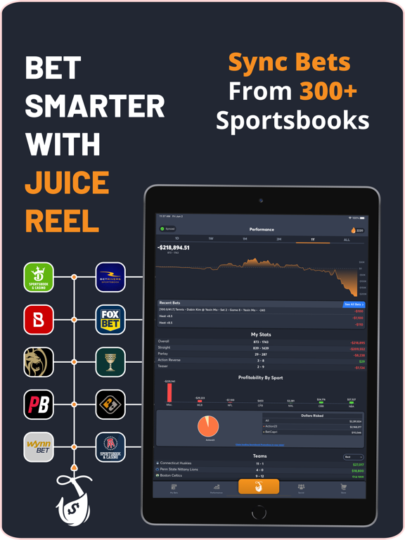 Screenshot #4 pour Juice Reel: Bet Tracker & Tips