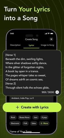 Music AI: Song Generator ! iPhone screenshot