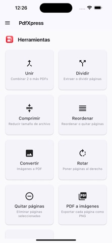 pdfxpress screenshot