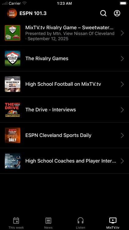 ESPN Cleveland 101.3 WCLE screenshot-3