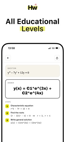 AI Homework Helper: Solve Easy iPhone screenshot