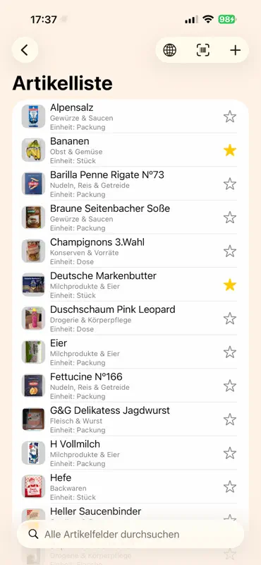 HB-Einkaufsliste screenshot 4 of 10