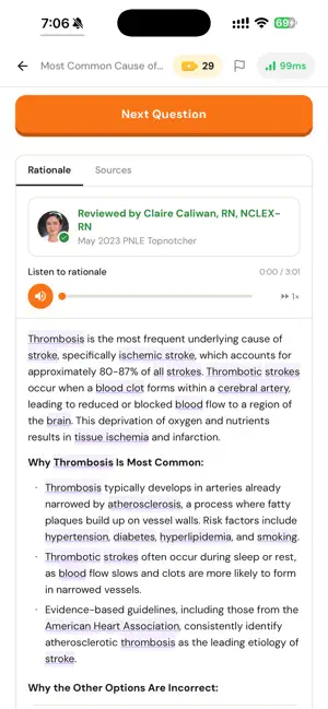 Tangerine Prep: PNLE Reviewer iPhone screenshot 2