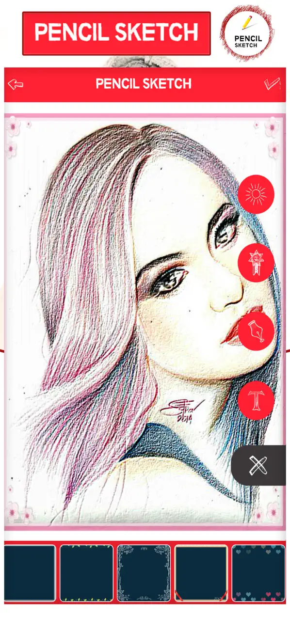 Screenshot #3 pour iSketch - Pencil Sketch Effect