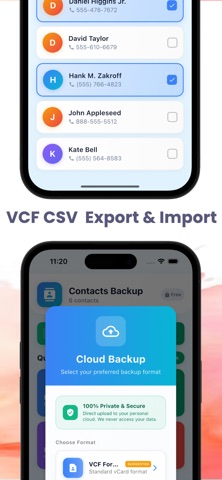 Contacts Backup Tool screenshot
