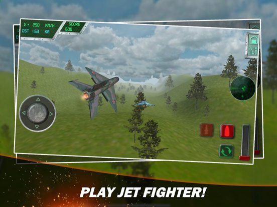 Jet Fighter Airplane Racing