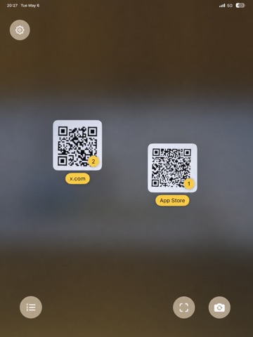 QR Code Reader² iPad screenshot